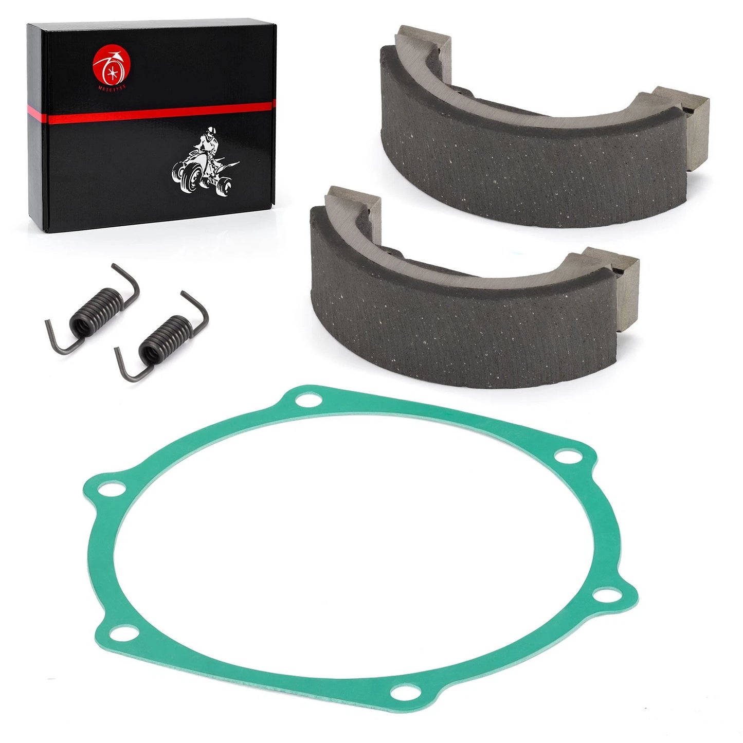 2 x Brake Shoes, Gasket & Springs For John Deere 750-770-790-3005 Tractor (1982–1990)