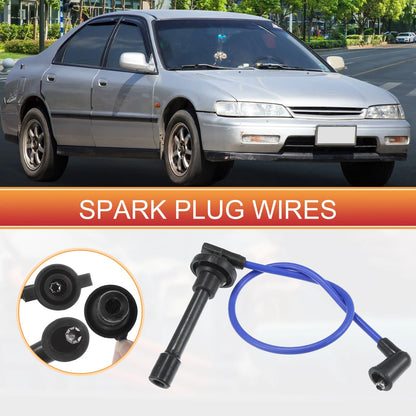 5 x Spark Plug Wire Ignition Coil Cables for Honda Accord (1990-1994)