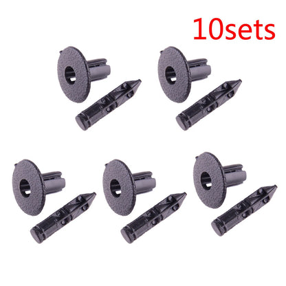 10 x Nylon Fastener Rivet Clips for Toyota Nissan Honda (Various Years)