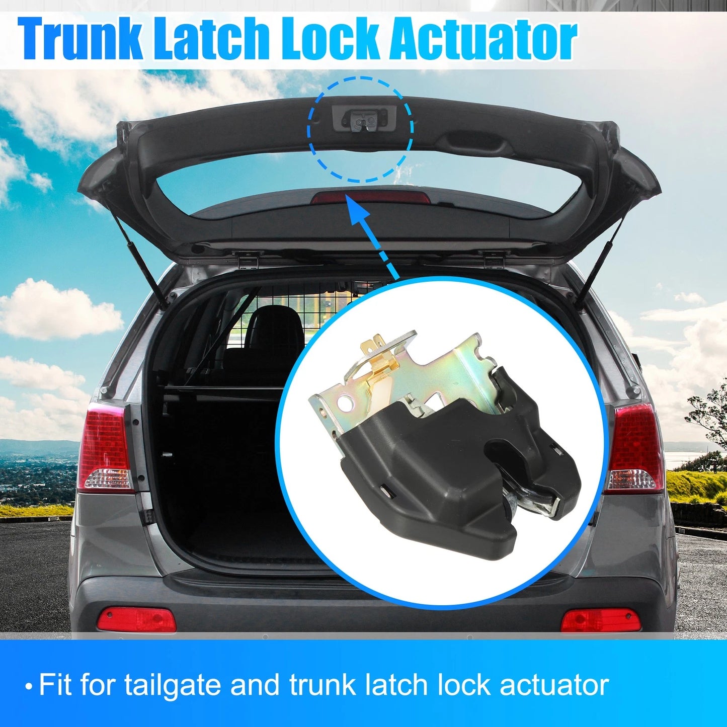 Rear Tailgate Latch Actuator for Honda Civic (2001-2005)