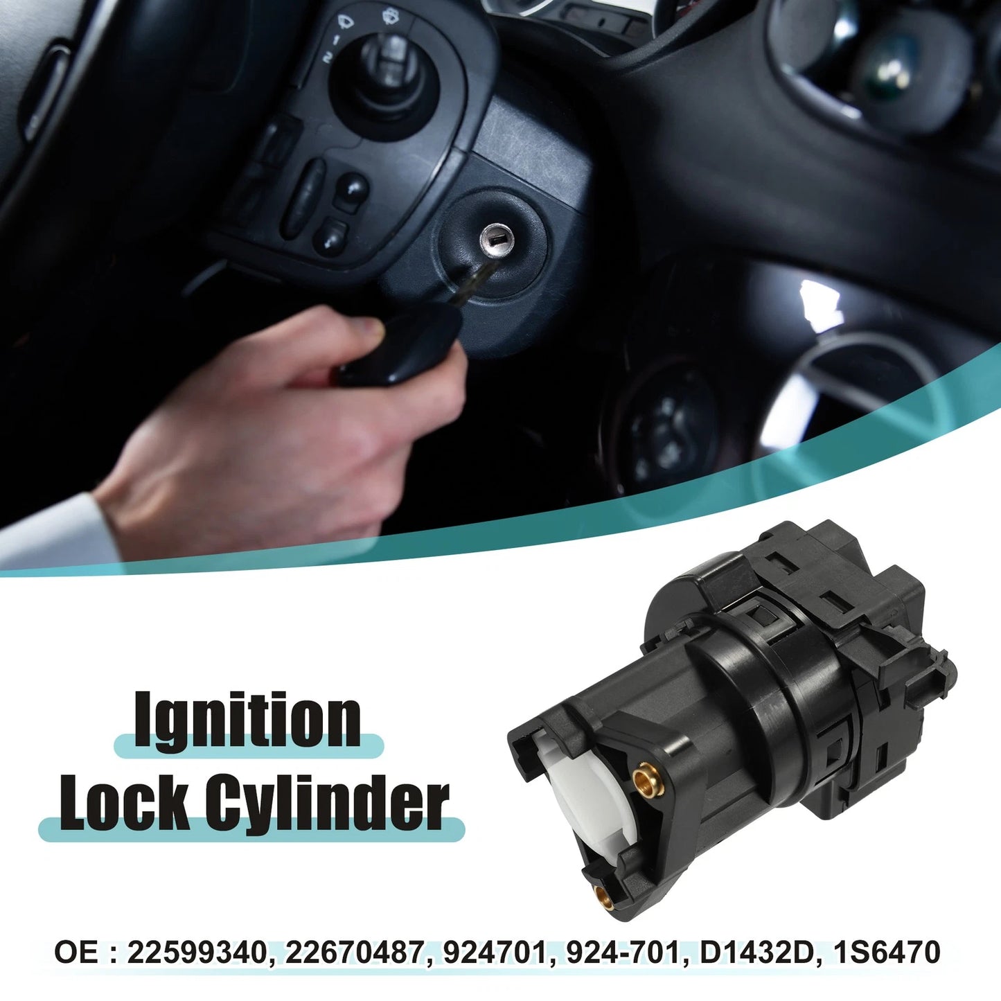 Ignition Switch Cylinder Lock Assembly for Chevrolet Impala