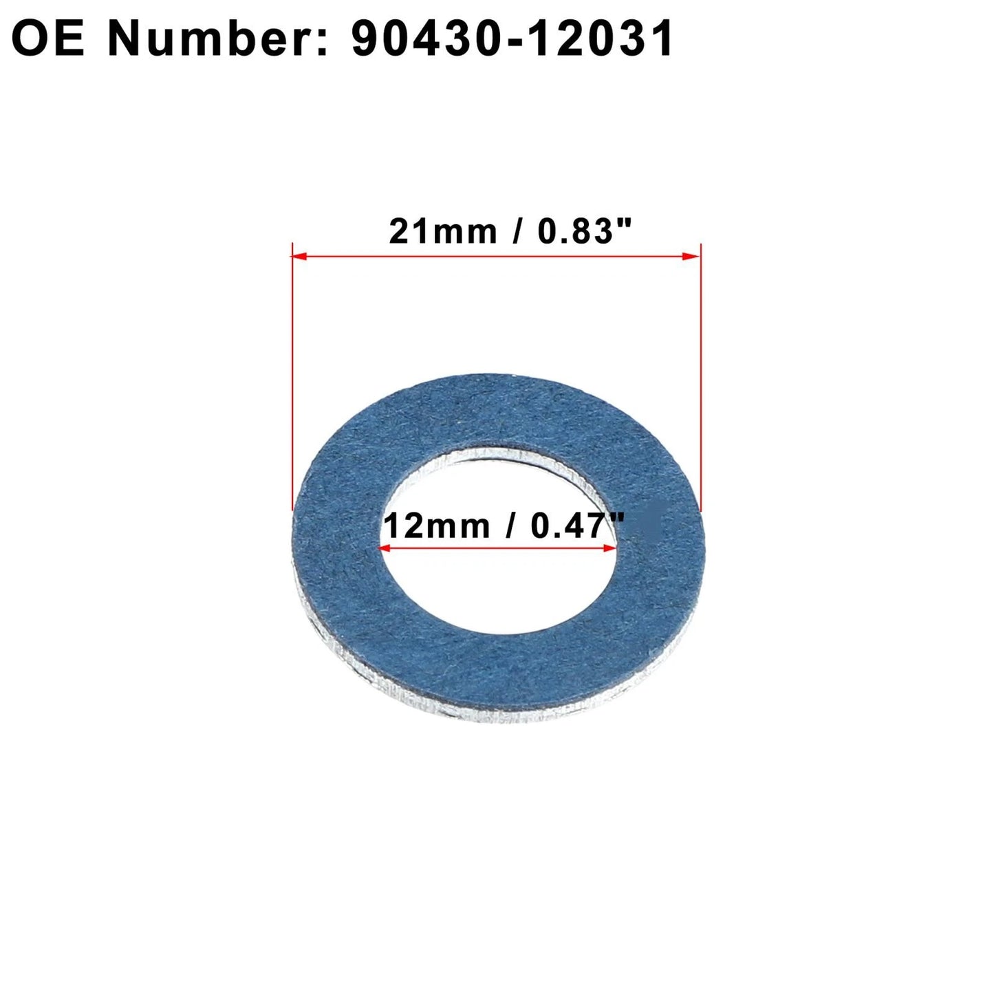 15pcs M12 Engine Oil Drain Screw Gasket for Toyota Tundra (2000-2022)