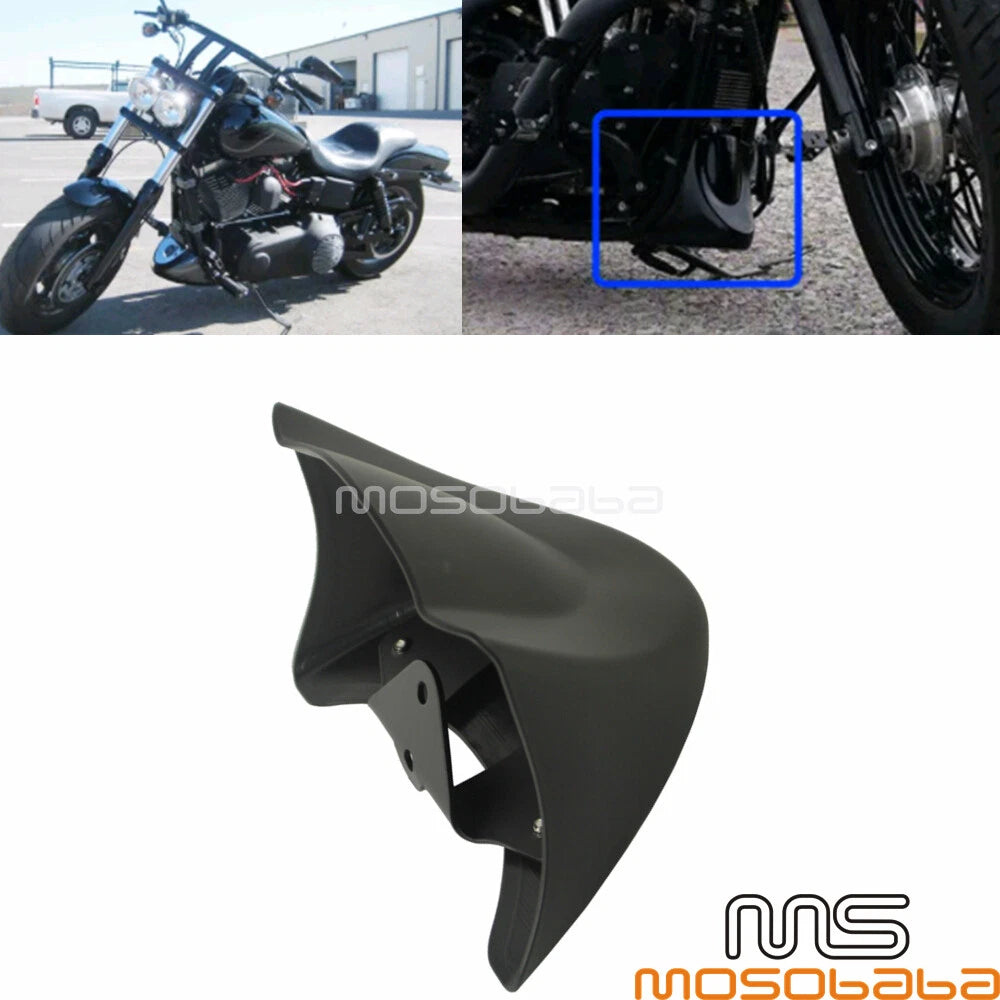 Chin Spoiler Air Dam Fairing Set for Harley Dyna Fat Bob Street Bob (06-Current)