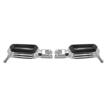 Chrome Driver Footpegs for Harley Softail Low Rider S (2018-2025)