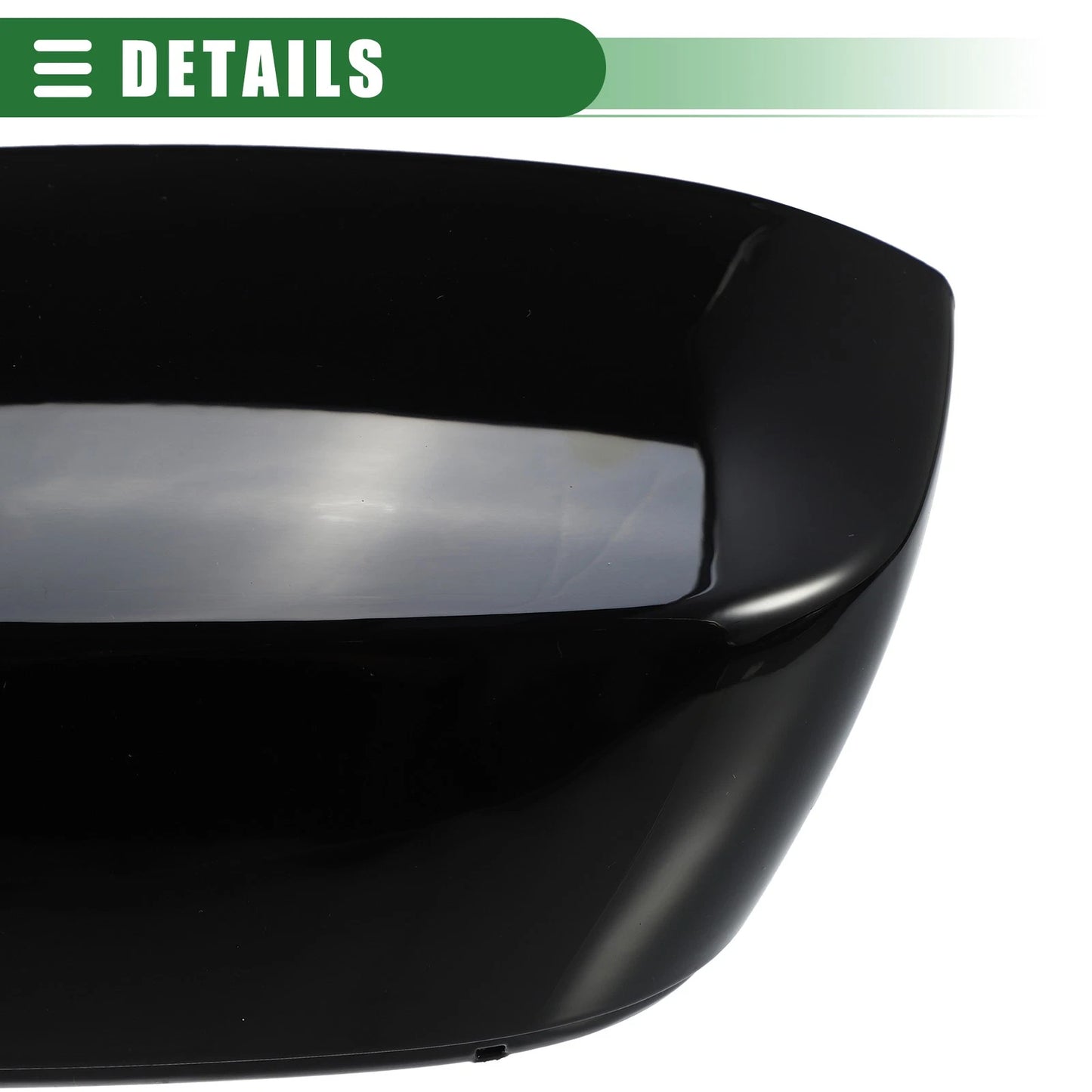 Left Rearview Mirror Cap for Chevrolet Silverado 1500 Gloss Black