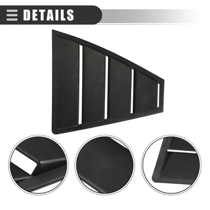Rear Side Window Louvers Vent Covers for Hyundai Elantra (2017-2019)