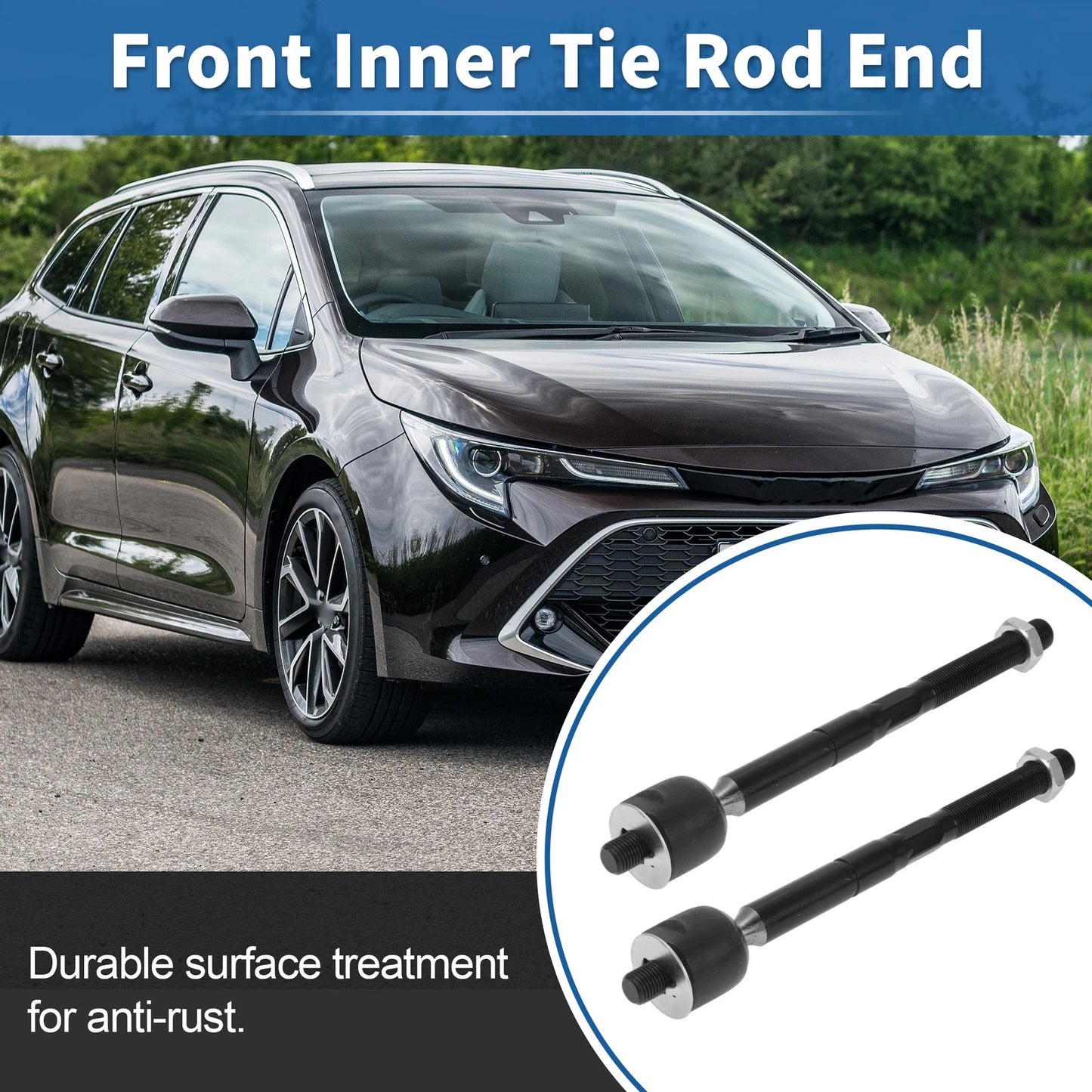 Front Inner Tie Rod End Links for Toyota Sienna (2004-2010)