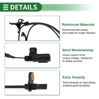 ABS Wheel Speed Sensor for Toyota Yaris FWD Front (2006–2013)