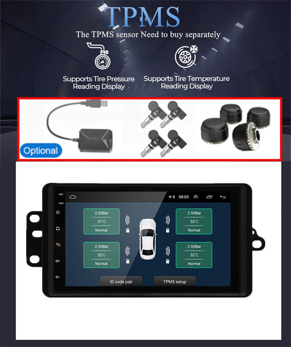7'' Car Stereo Radio w/ Carplay for GMC Chevrolet Cadillac Hummer (2003-2006)