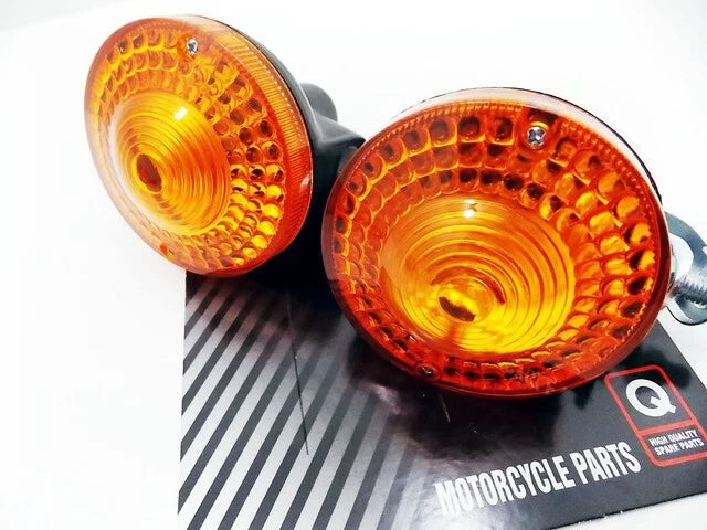 Front Left Right Turn Signal Indicator Blinker Assy Set for Yamaha XT500 (1980-1981)