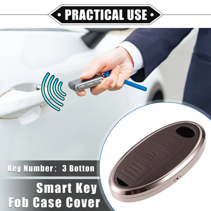 3 x Button Remote Key Fob Cover Case Set for Nissan Elgrand (2002-2010)