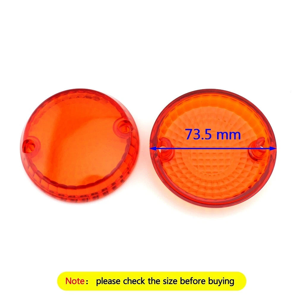 Turn Signal Lens Cover for Yamaha Kawasaki Vulcan 1500 VN (1996-2008)