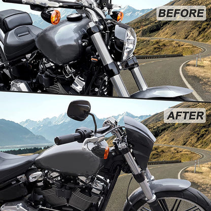 Headlight Fairing Cover W/ Light for Harley Softail (2018-2023)