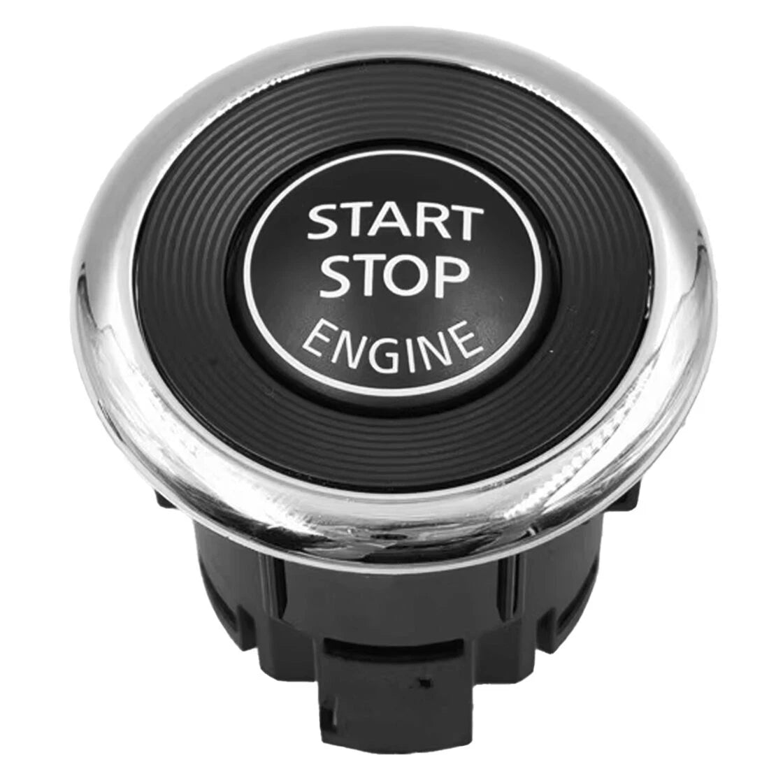 Black Engine Ignition Start-Stop Button with Ring for Nissan BMW X3 (2004-2023)