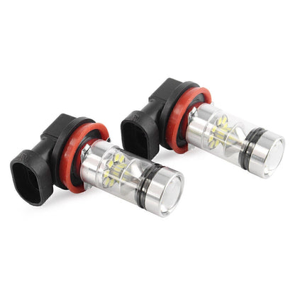 2 x H8 / H11 6000K 100W LED Fog Driving Light Bulbs for Make & Model
