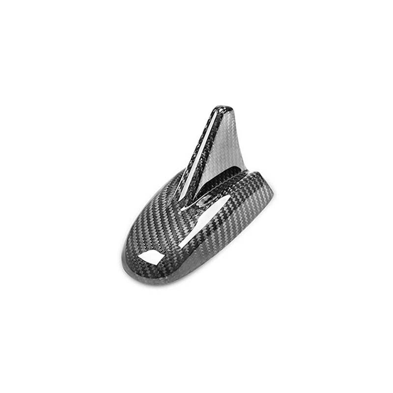 For Maserati Ghibli 13-18 Dry Real Carbon Fiber Shark Roof Antenna Cover Overlay