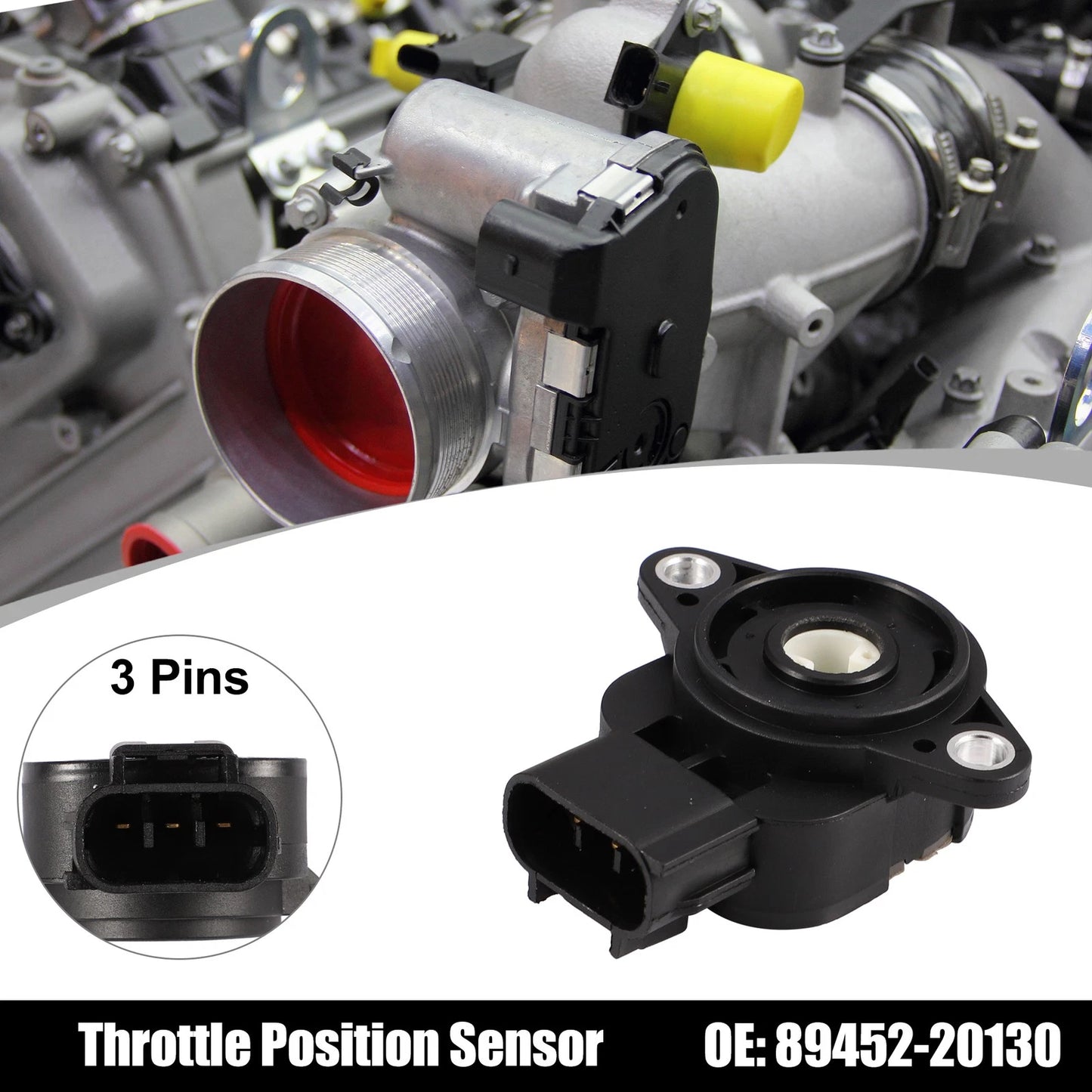 Throttle Position Sensor for Toyota Celica MR2 Spyder (2000-2005)