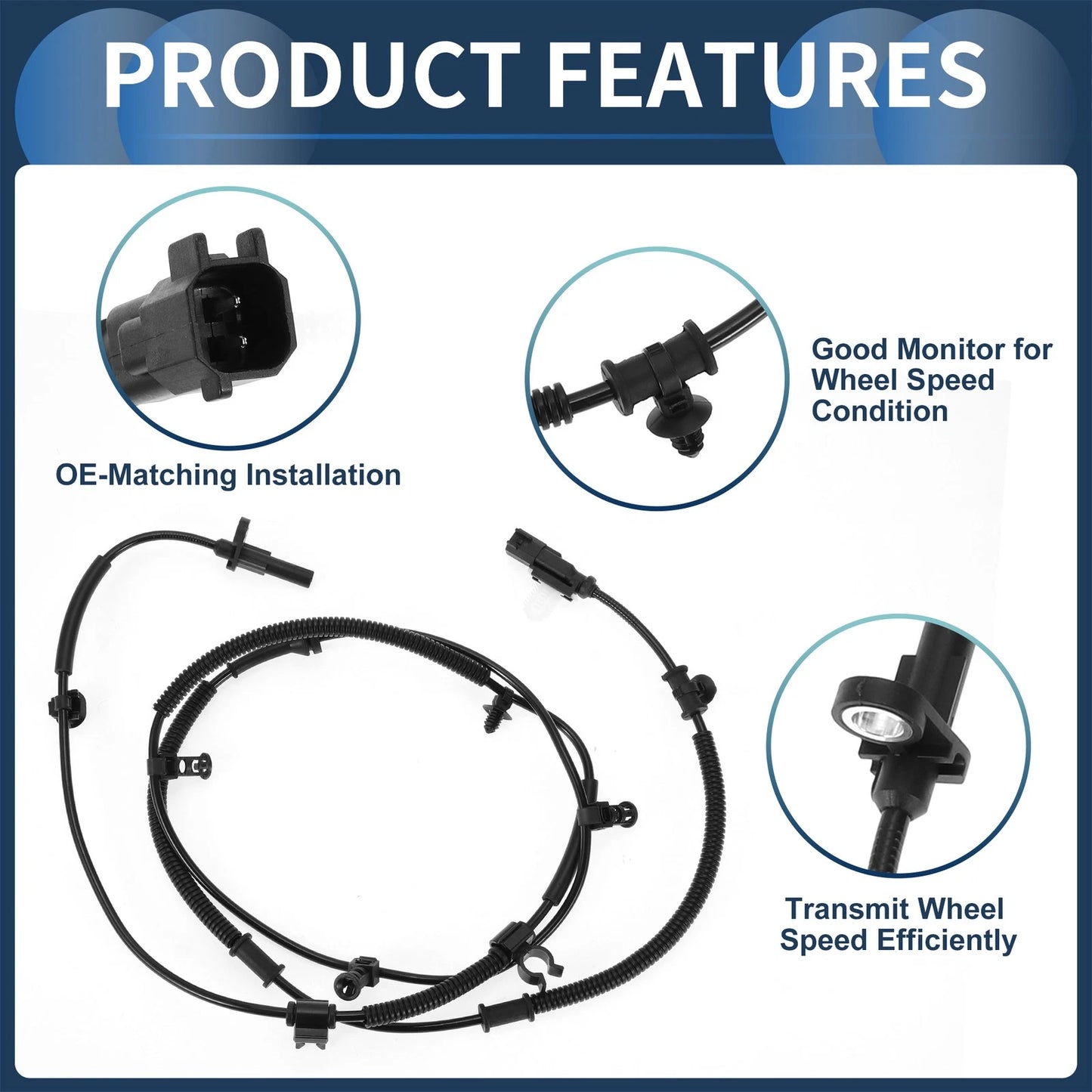 ABS Wheel Speed Sensor for Ford F-150 (2011-2014) Rear Right