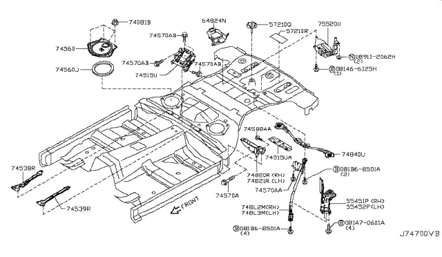 Stay-Rear Suspension Member for Nissan 370Z (2009–2020)