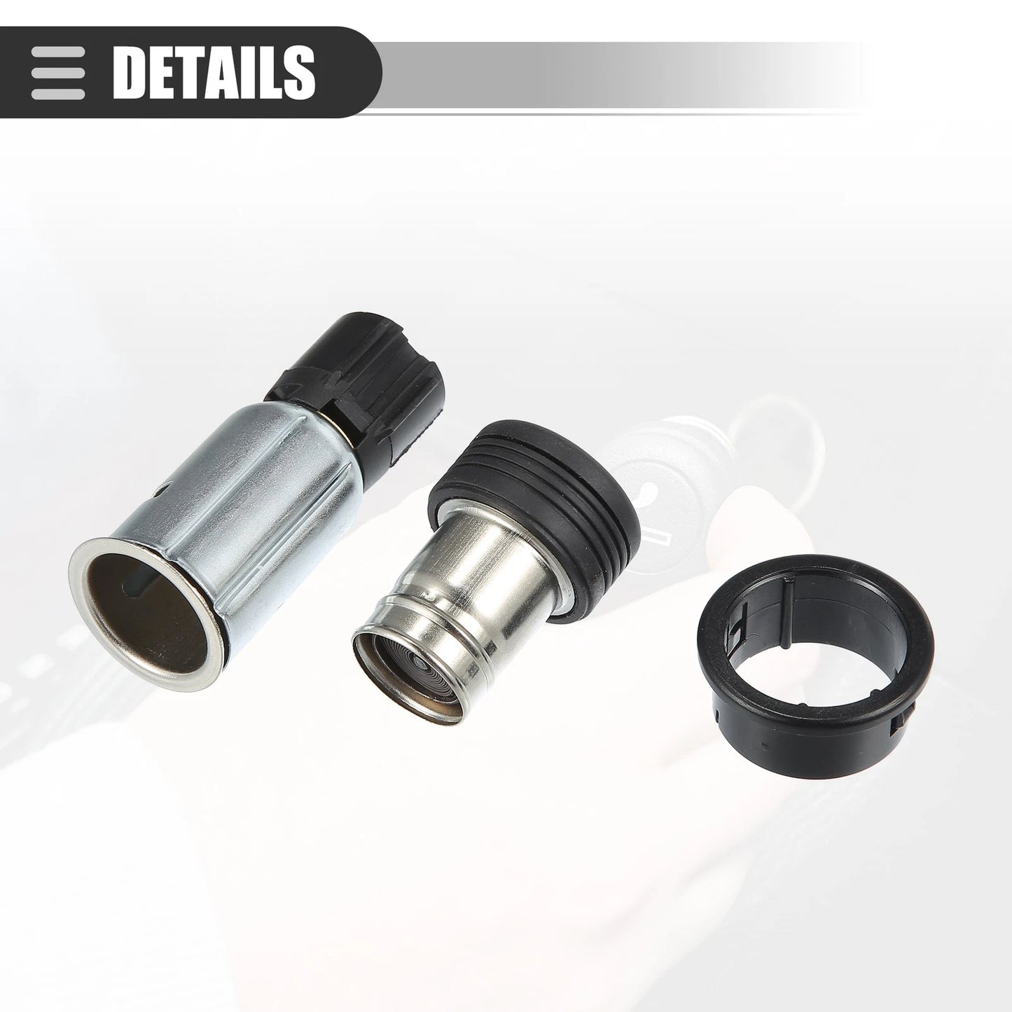 Cigarette Lighter Assembly for Ford E-150 (2009-2012) Black