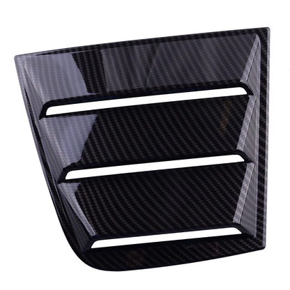 Rear Side Window Louver Scoop Blinds Covers for Dodge Charger (2011-2021)