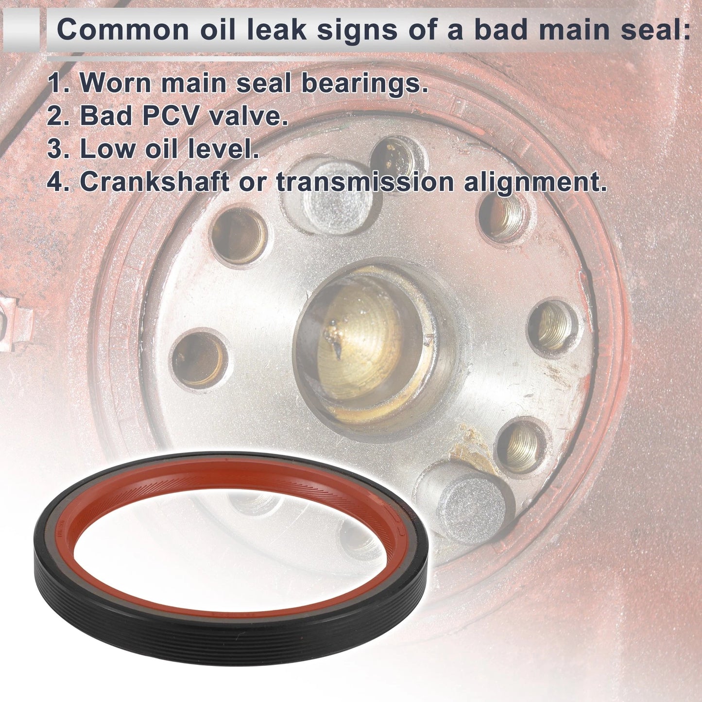 Rear Crankshaft Oil Seal for BMW 120i X3 X5 X6 Z4 (2007-2010)