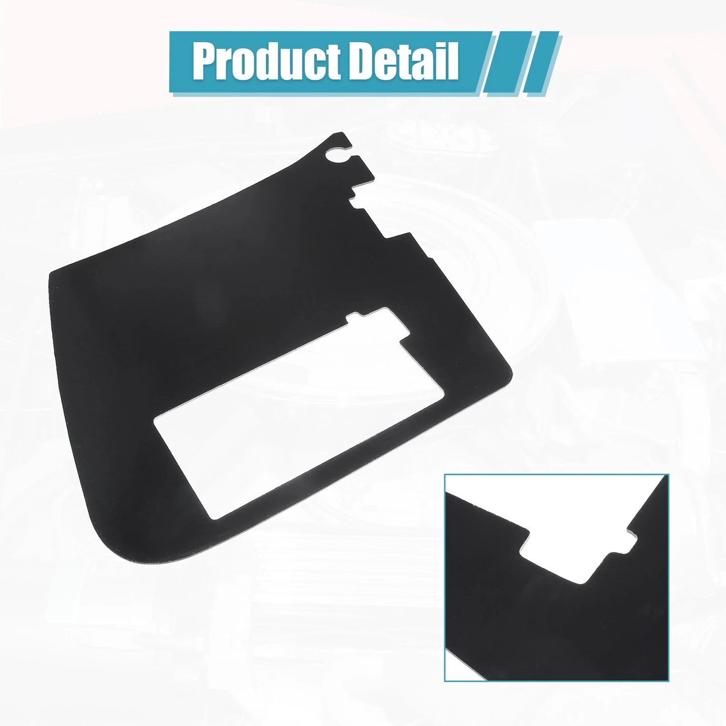 Den Cover for Chevrolet Corvette (1997-2004) ABS Black
