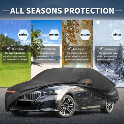 Waterproof PEVA Spunlace Cotton Car Cover for BMW 5 Series F10/F11/G30/G31 2010-2024