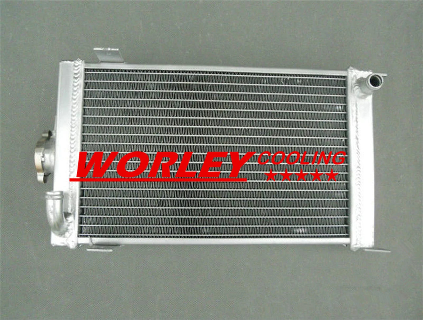 44mm 3 Row Aluminum Radiator for Go-Kart Gearbox Shifter Karts