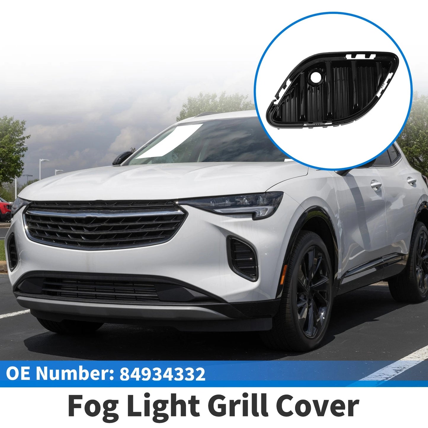 1 x Fog Light Grill for Buick Envision (2021–2023)