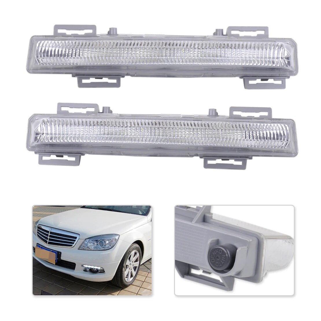 Daytime Running Light Fog Lamp for Mercedes W204 W212 SLK (2007-2015)