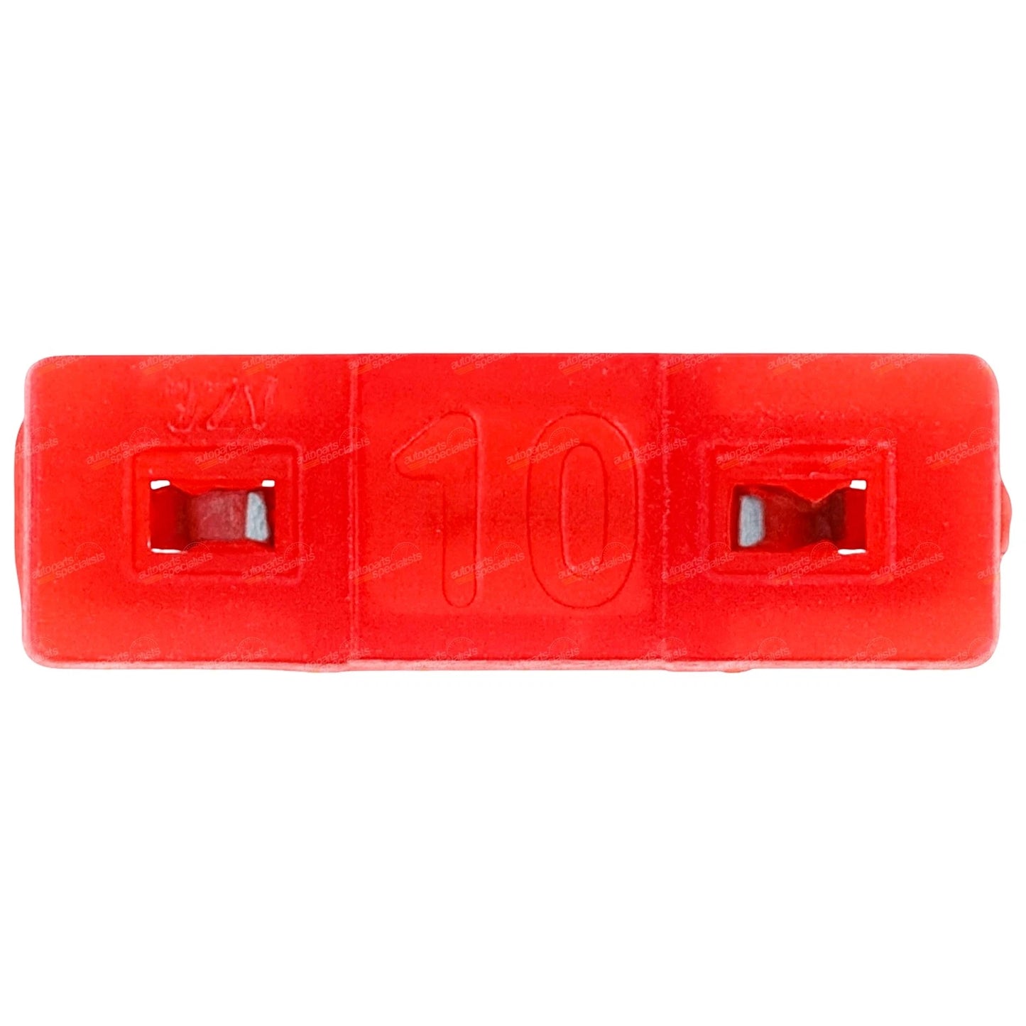 100 x Low Profile Mini Blade Fuses - 10 Amp Red
