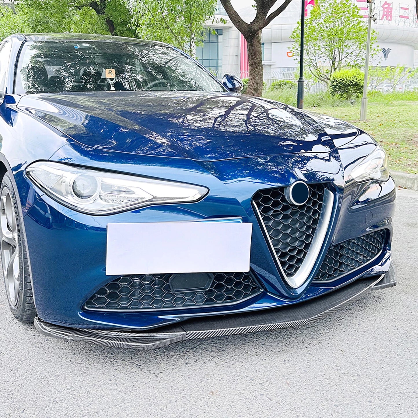 Front Bumper Spoiler Lip for Alfa Romeo Giulia (2015-2024)