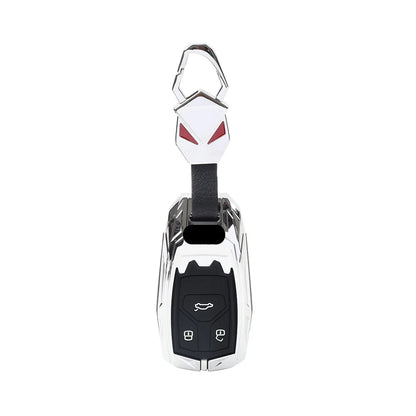 Silver 3-Button Smart Remote Key Fob Cover for Audi S5 Sportback (2018-2019)