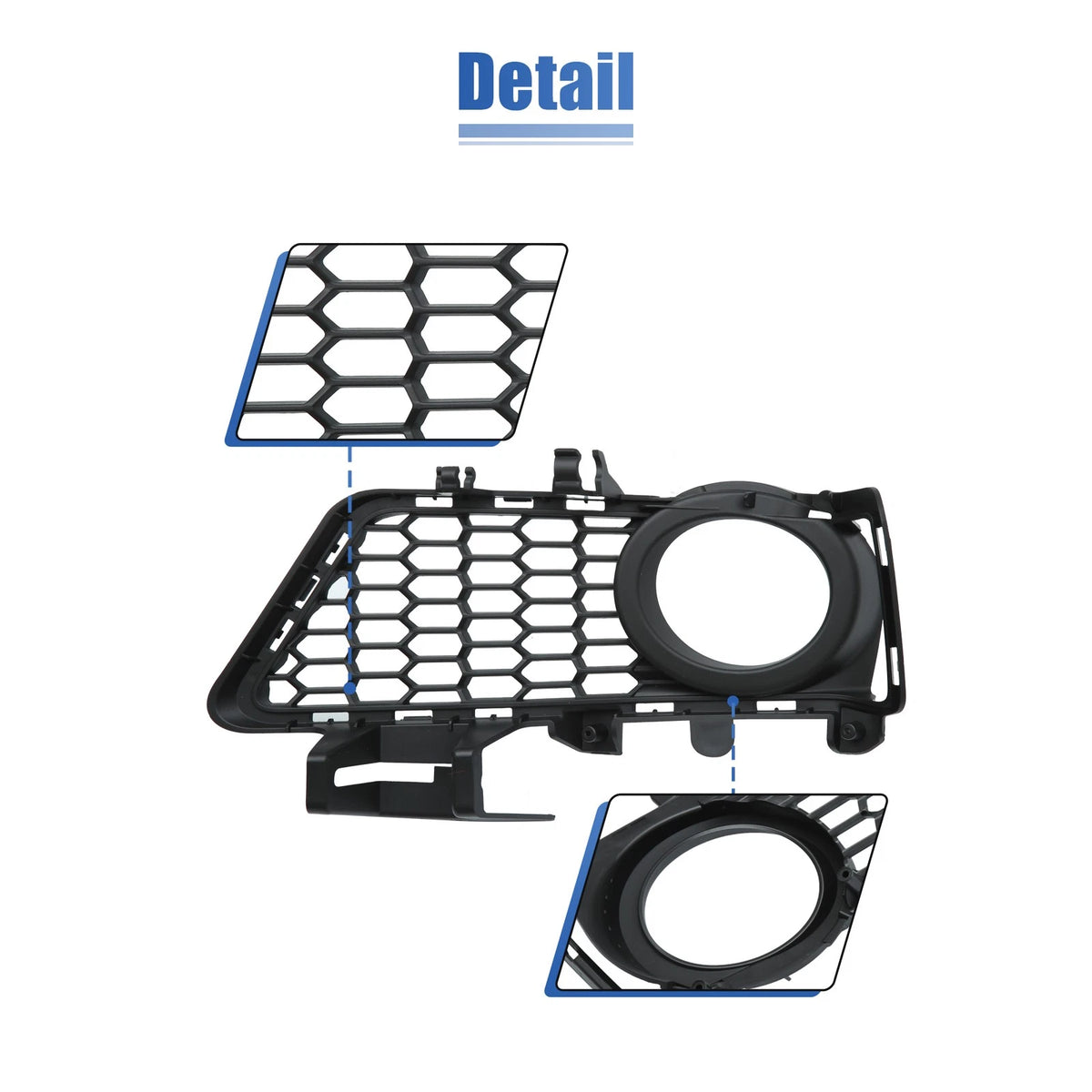 1 Pair Car Fog Light Grille Cover for BMW 3 SERIES