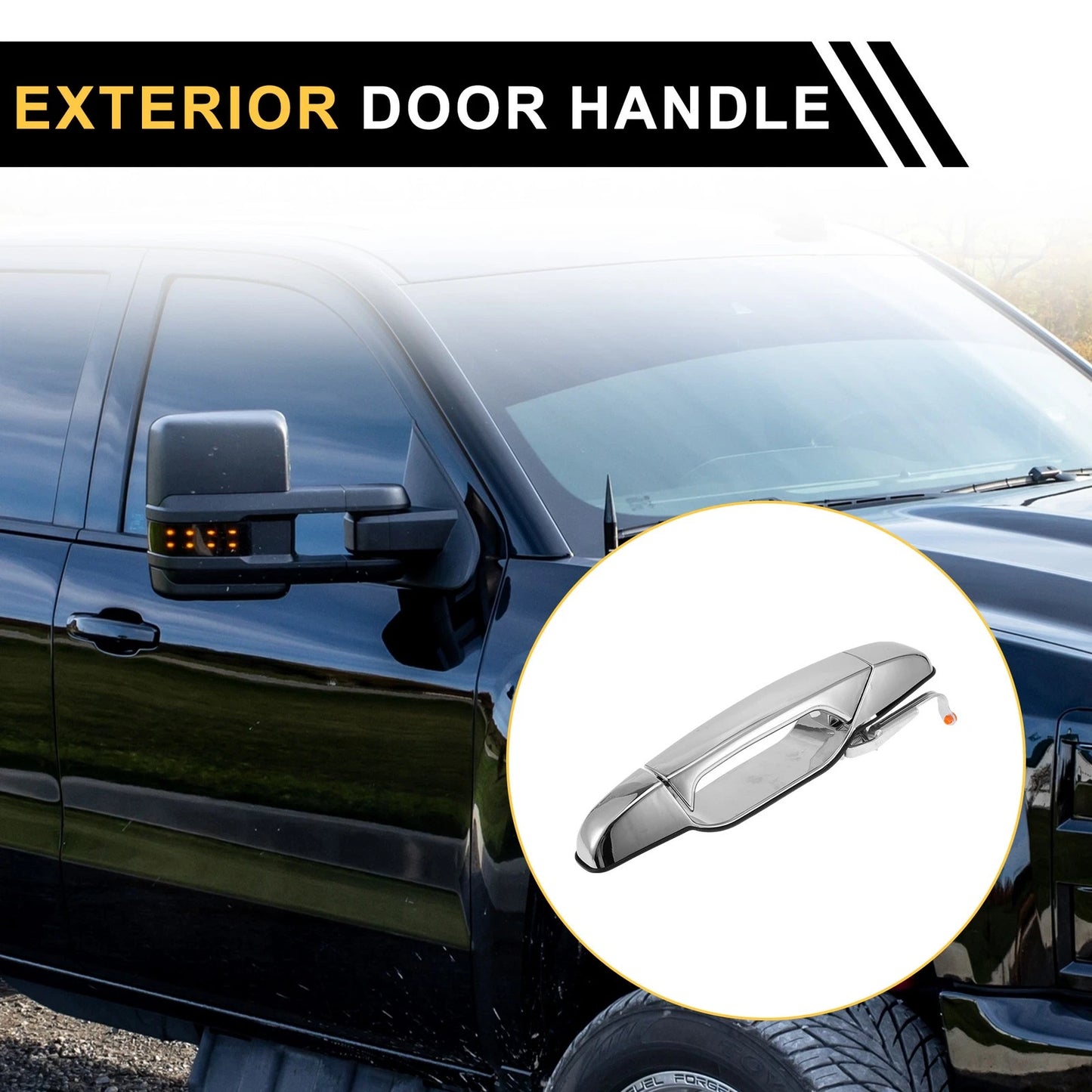Rear Right Exterior Door Handle for Cadillac Escalade