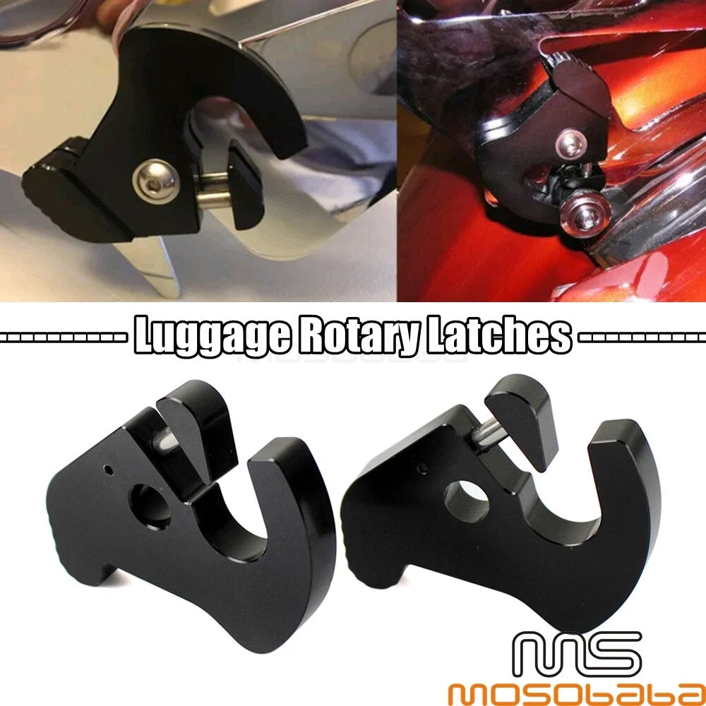 Detachable Sissy Bar Luggage Rack Rotary Latches for Harley Davidson