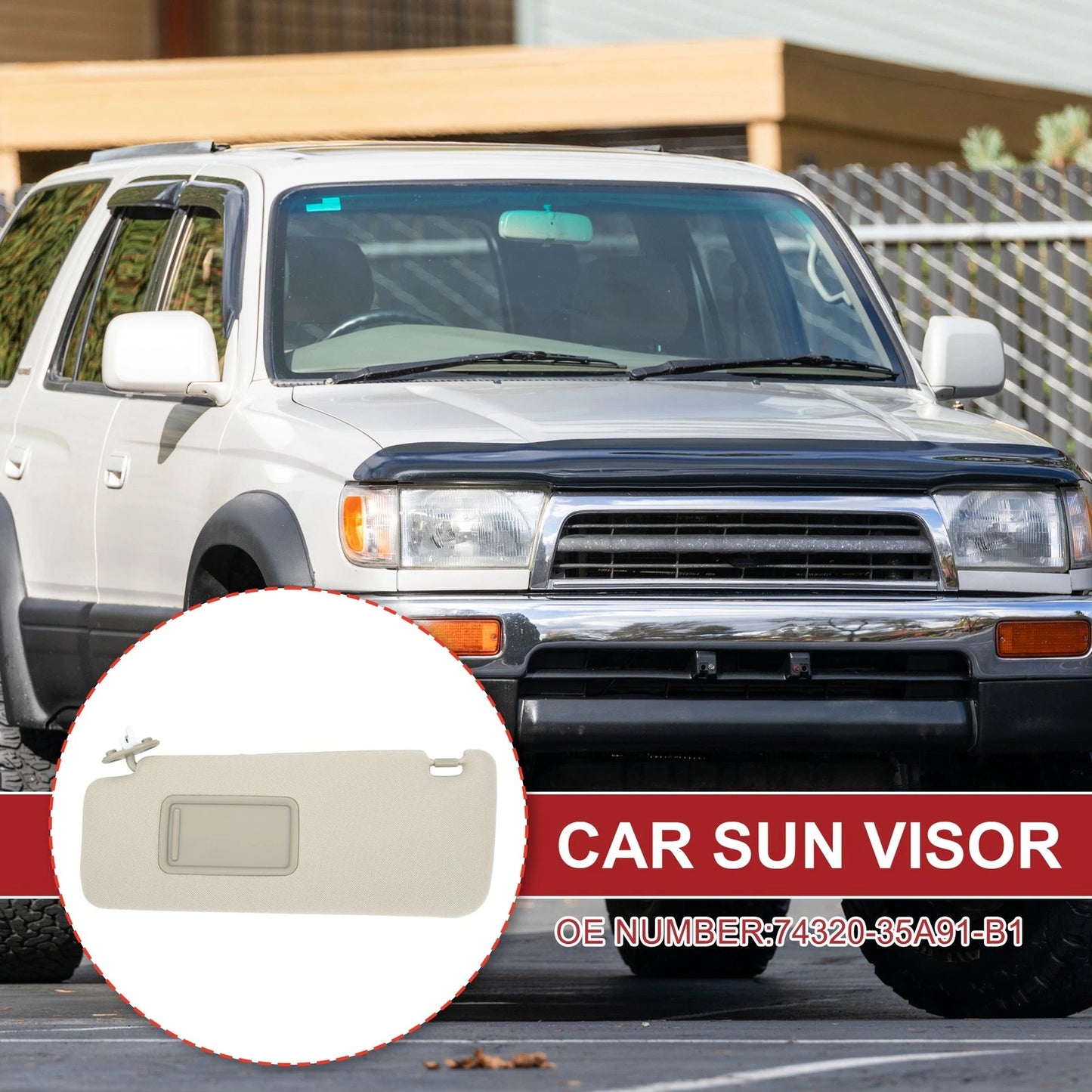 Sun Visor for Toyota 4Runner (2010-2023) Left Driver Side
