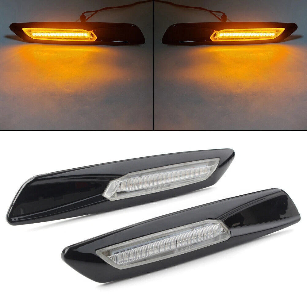 Amber LED Side Marker Lights for BMW 1 Series E81 E82 E87 E88 X3 E83 (01-13)