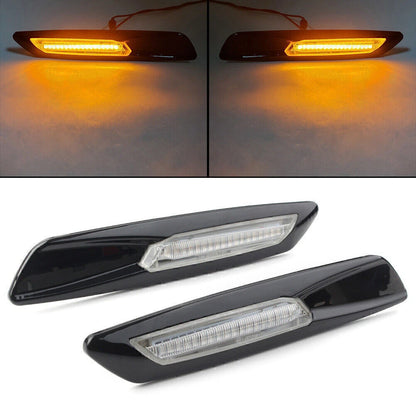 Amber LED Side Marker Lights for BMW 1 Series E81 E82 E87 E88 X3 E83 (01-13)