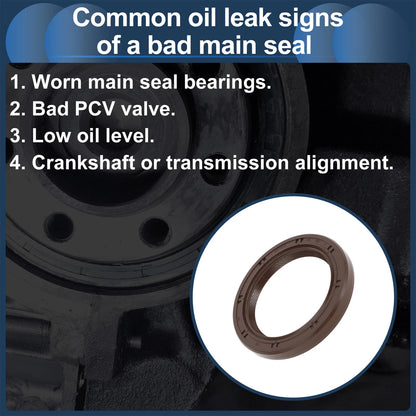 Crankshaft Oil Seal for Mitsubishi Eclipse, Outlander (1990-2012, 2003-2006)