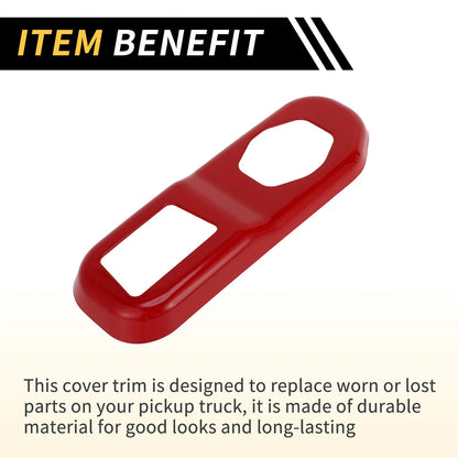 Rear Trunk Lock Panel Cover for Jeep Wrangler JL JLU (2018-2024) Red