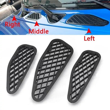 Air Cowl Grille Flow Heater Duct Hole Cover for Toyota FJ Cruiser (2007–2021)