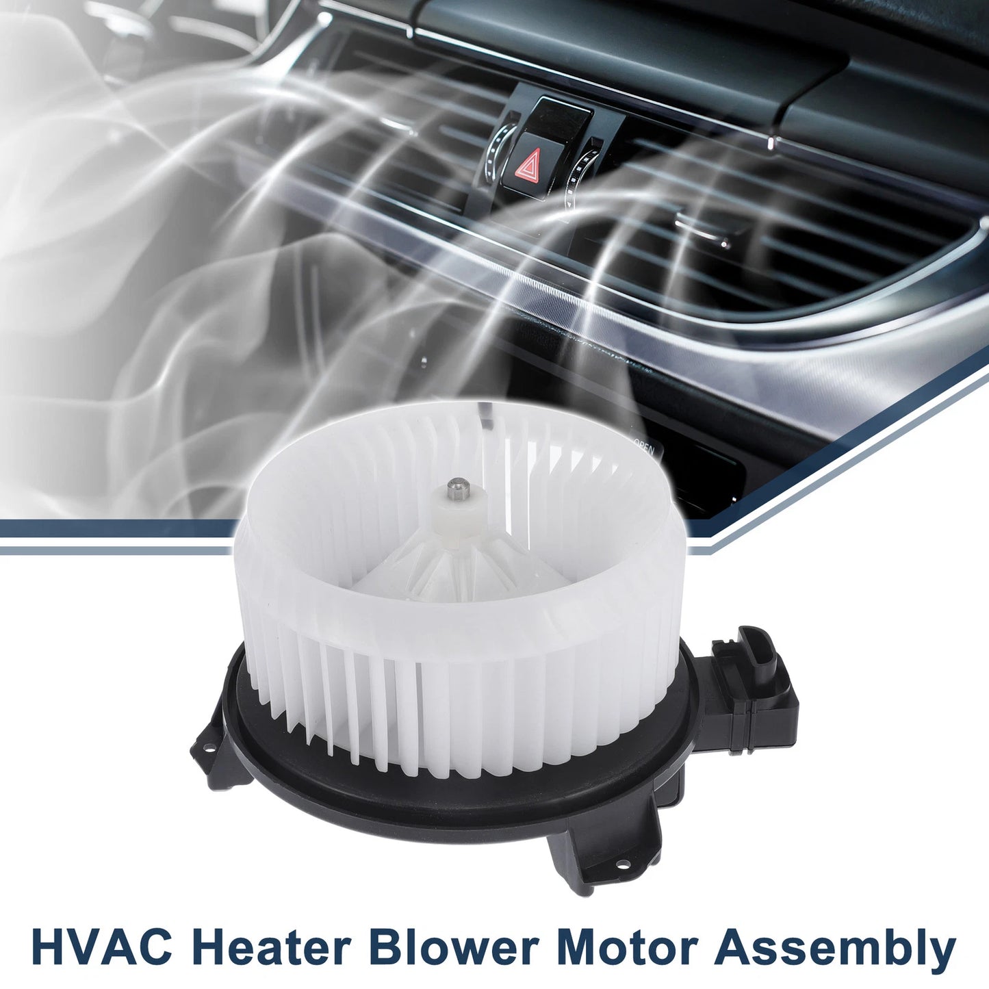 HVAC Blower Motor Assembly for Dodge Avenger (2008 - 2014) Black White