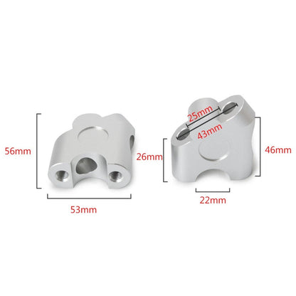 2 x Motorcycle Handlebar Riser Mount Bracket Clamps for Honda CB500X NC750X