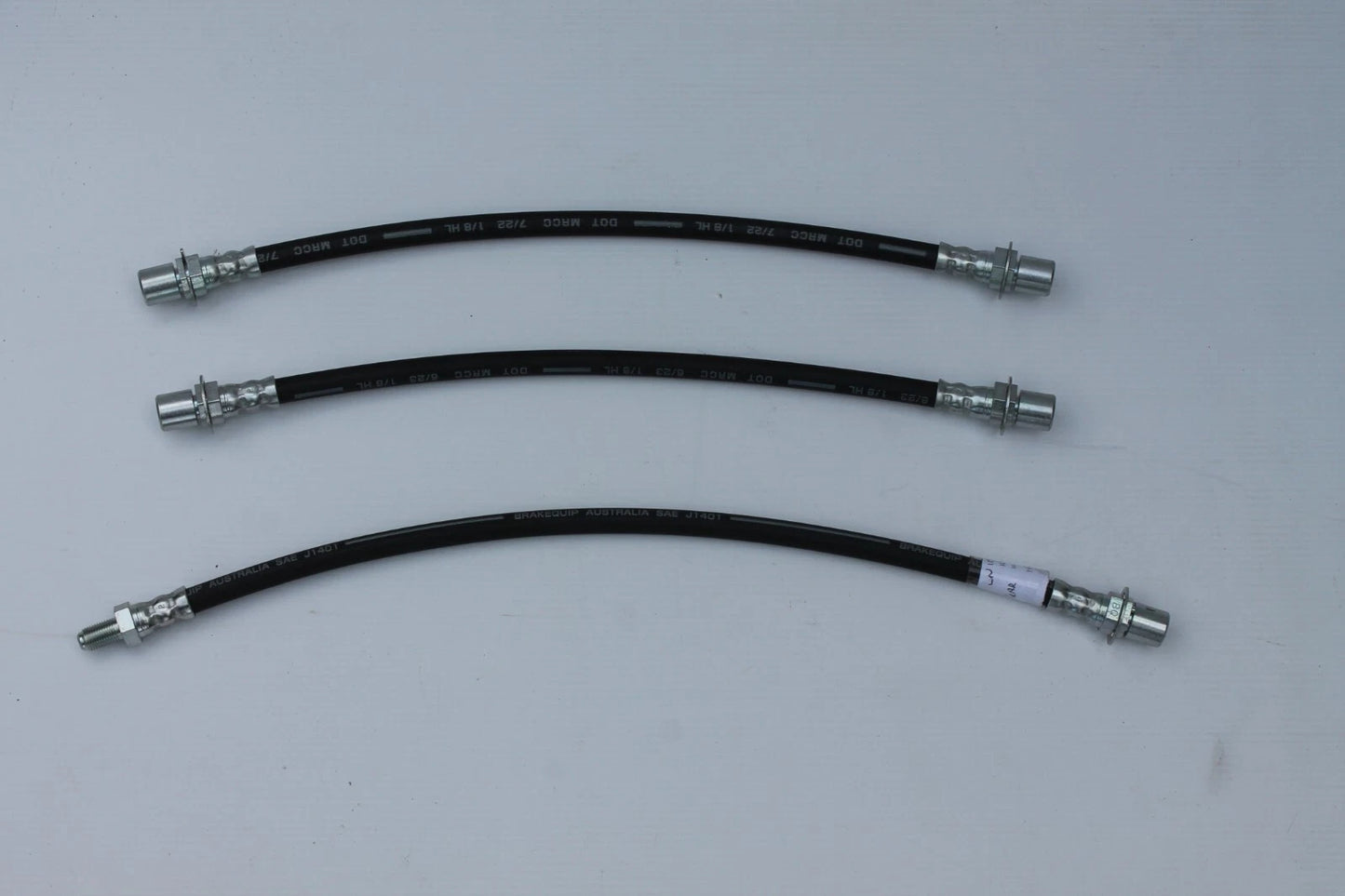 Front & Rear Brake Hoses (3) for Toyota Hilux LN107 LN111 (1988-1997)