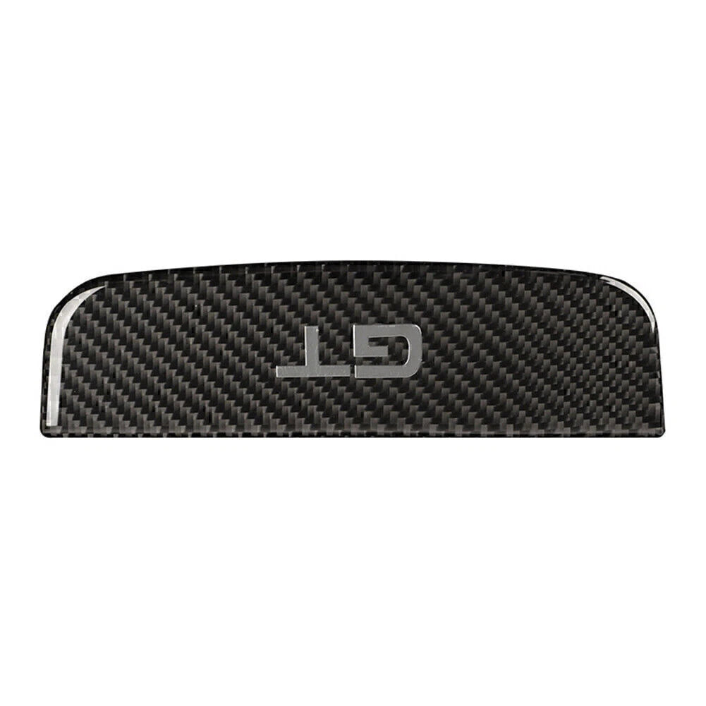 Carbon Fiber Interior Storage Box Trim Cover for Ford Mustang (2015-2019)