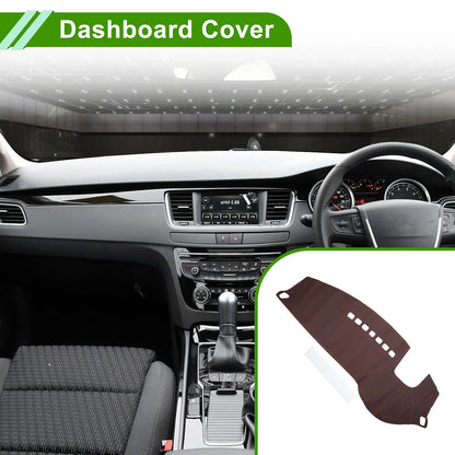 Dashboard Cover Mat for Peugeot 508 (2010-2015) - Brown