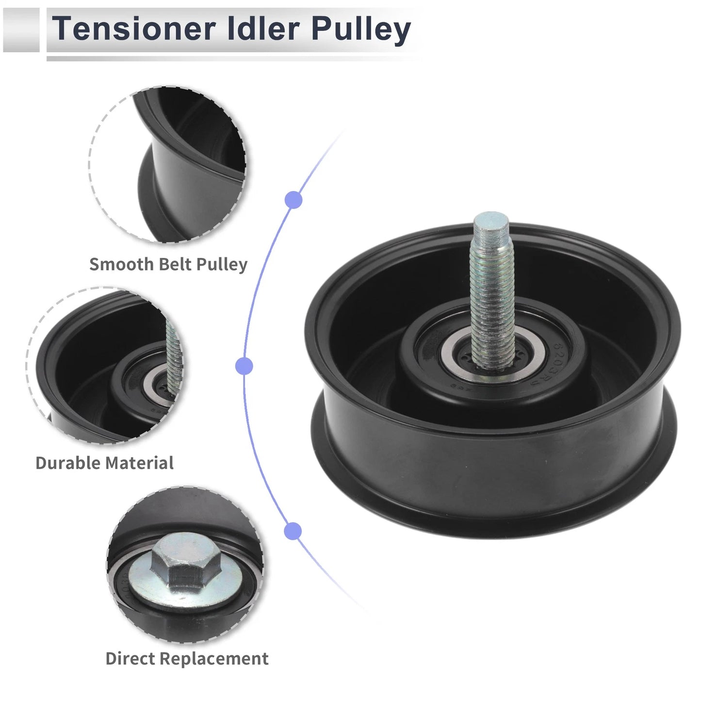 Drive Belt Idler Pulley for Land Rover Range Rover (2002-2012)