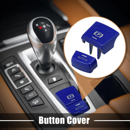 Auto H Button Cover for BMW F01 F02 F12 F10 F07 Blue